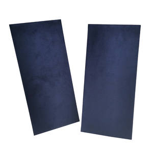 Custom Certificate <b>Folder</b> Elegant Blue MIcrofiber Velvet <b>Cardboard</b> Certificate Holder Packaging Custom Customer logo - Product Image 3