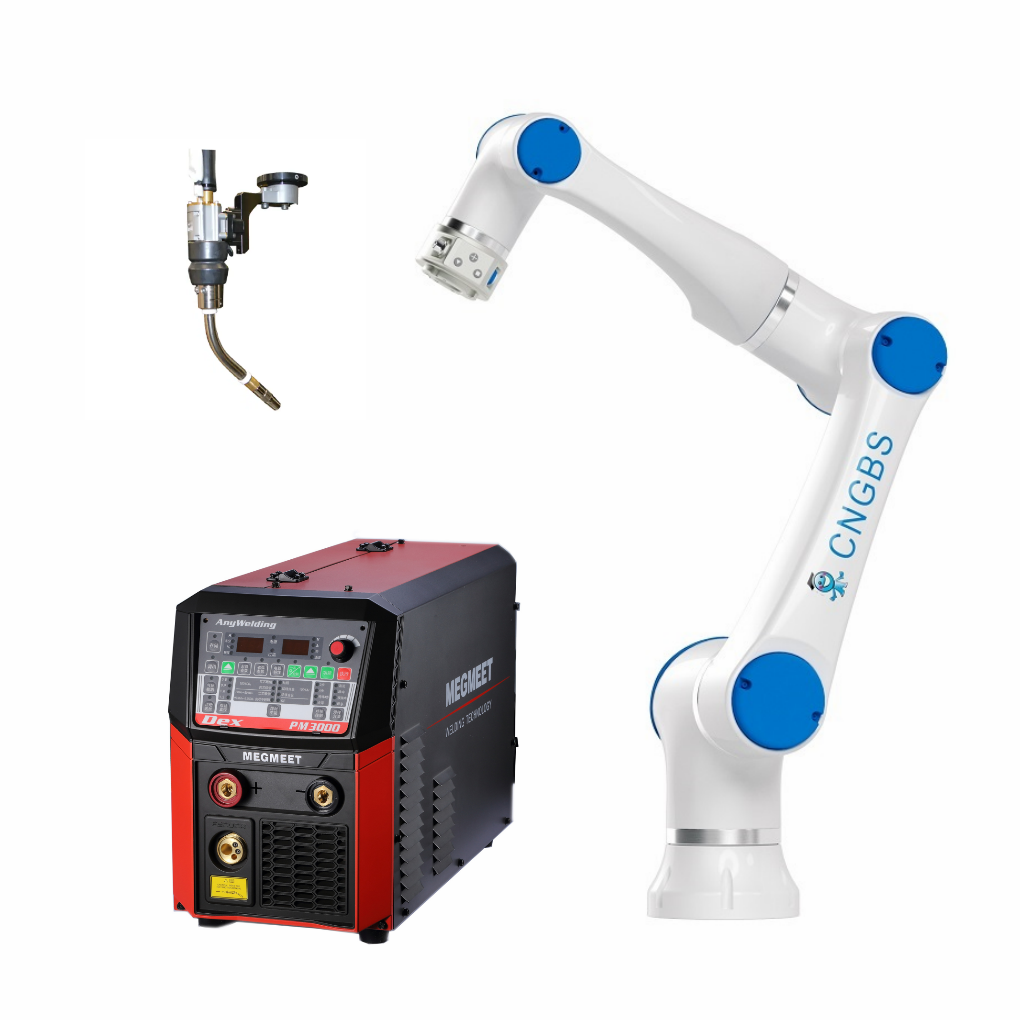 GBS G05 Machine Tending Cobot Robot 5kg Payload Collaborative Welding Desktop Robotic Arm with Weldi
