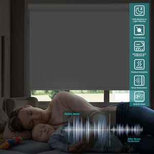 Pare-soleil <span class=keywords><strong>intérieur</strong></span> vertical imperméable <span class=keywords><strong>à</strong></span> l'eau au design moderne personnalisé volet roulant en PVC blanc stores roulants pour salon salle de bain - Product Image 4