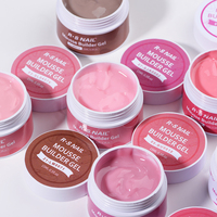 Gel Constructeur Crème Rose Sans Chaleur – Gel Mousse à Succès OEM ODM Sans HEMA pour Extension d'Ongles
