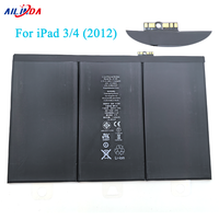 Baterai iPad 4 2012 A1389 A1416 A1430 A1403 A1458 A1459 A1460 11560mAh Pengganti Baterai Tablet untuk iPad 3