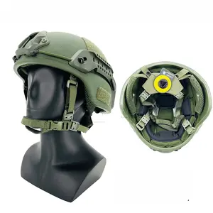 Aramid MICH2000 Helmet With High-Grade Wendy Suspension Liner Army Green Color