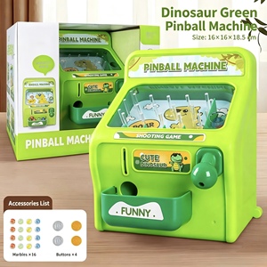 Macchina da Gioco Retrò con Biglie, Gioco da Tavolo Educativo per Ragazzi e Ragazze, 4 Colori, con Biglie e Monete da Gioco - Product Image 1