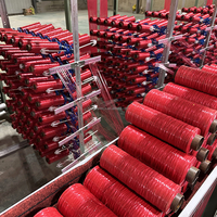 Rouleau de dévidage en acier moleté pour métier à tisser circulaire, pour le maintien stable du tissage de sacs en filet circulaire