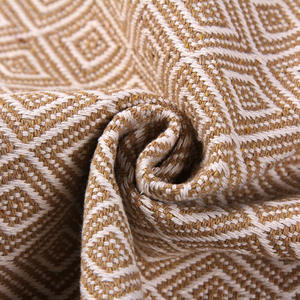 צבעוני יוטה כותנה ארוג יוטה בד סיב עבור תיק כריות אקארד כותנה בד צבוע חוט כותנה פשתן ספה ריהוט - Product Image 5