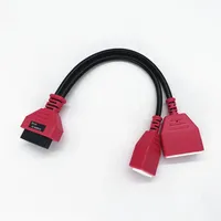 Adaptateur de câble de passerelle pour Nissan 16+32 OBD, câble de scanner OBD2 FCA 12+8 pour Chrysler OLIVER Rouge/Noir
