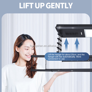 Automatique Électrique <span class=keywords><strong>Chauffant</strong></span> Plafond Levant Sèche-<span class=keywords><strong>Linge</strong></span> Éclairage LED Télécommande Intelligente Économie D'énergie Maison Intérieur - Product Image 5