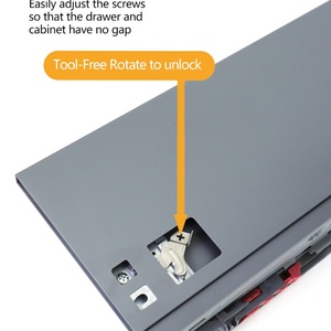 Modern Kitchen Furniture Cabinet <b>Drawer</b> <b>Slides</b> Hardware Sliding Rail Box for Bedroom Living Room Outdoor Warehouse Outdoor Use - Product Image 5