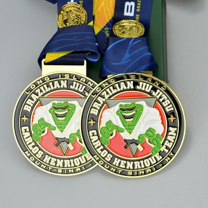 Medalla de Fabricación Personalizada para Niños, Equipo Alemán, Diversión, Carrera de Verano, Medalla Simple para Finalistas con Cintas - Product Image 5