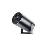 Projecteur LCD portable 720P, 500 lumens ANSI, Android 11 LED, WiFi6, 2000:1, compatible 4K pour les entreprises, l'éducation et le home cinéma
