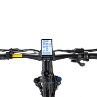 Vélo électrique tout-terrain PASEEC GS9PLUS 26 pouces, style européen et américain, moteur brushless 500W, 9 vitesses, batterie lithium-ion