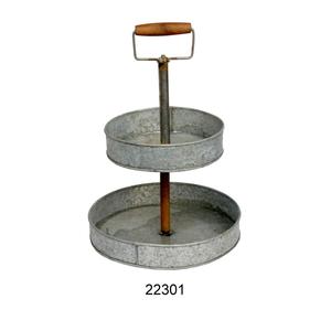 <b>Cake</b> Stand Galvanized 3 <b>Tier</b> Metal <b>Cake</b> Display Stand for Hotel and Weddings Premium Quality Metal <b>Cake</b> Serving Tool - Product Image 5