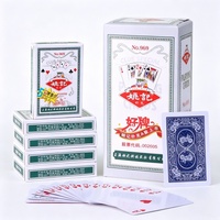 Cartes à jouer Yaoji 969 durables anti-espionnage pour jeux de cartes en famille et en extérieur, 10 jeux/boîte