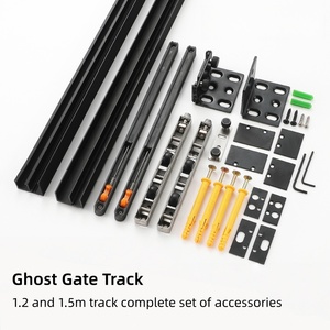 Thiết Kế Hiện Đại Im Lặng Ròng Rọc Đệm Cửa Trượt Vô Hình Phần Cứng Kẽm Hợp Kim Trackless Kéo Ra Cho Trường Học Căn Hộ Nhà Để Xe - Product Image 6