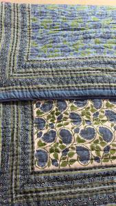 Couette Jaipuri de qualité imprimée à la main en coton pour l'hiver - Product Image 5