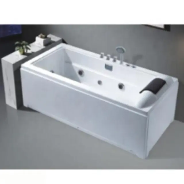 Bañera de hidromasaje redonda para exteriores, bañera de hidromasaje de lujo, portátil, blanca, nueva tecnología