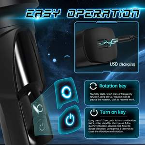 Masturbateur masculin à poussée automatique avec vibrateur clitoridien Gode de poussée pour femmes Vibrateur Sex Toy Pompe à pénis Sex Toy pour hommes Pénis pour hommes - Product Image 6