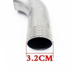 Conector de Drenaje Metálico Good Heart de 1 Pulgada y 6 Puntas para Accesorios de Contenedores de Sopa Comerciales - Product Image 2