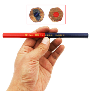 Venta al por mayor plana octogonal madera carpintero lápiz carpintería conjunto de lápices de construcción con logotipo - Product Image 4