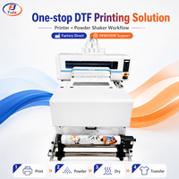 Nouvelle imprimante DTF A1 (60 cm) entièrement automatique à circulation d'encre par sublimation, tête d'impression Epson, garantie 1 an, vente directe d'usine