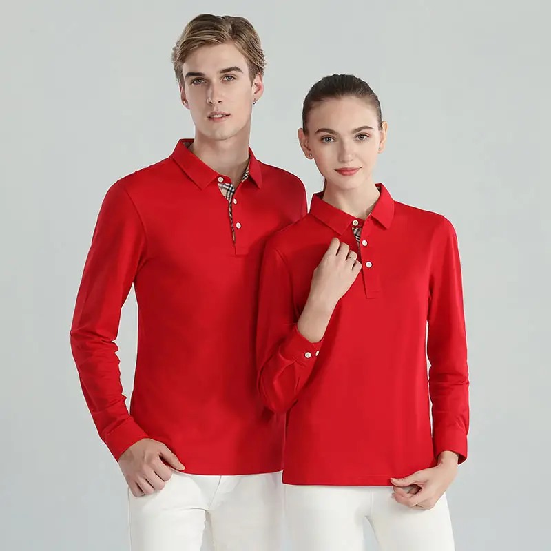 Chất Lượng Cao Biểu Tượng Tùy Chỉnh Thêu Bông Dâu Lụa Sợi Mens Golf Polo T Áo Sơ Mi