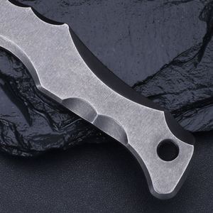 Cuchillo de Hoja Fija de Acero D2 Personalizable para Supervivencia en la Naturaleza, Cuchillo Táctico Multifuncional para Camping con Soporte OEM - Product Image 6