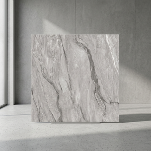 Baldosas de Porcelana Digital Terrazzo Oscuro Glacier Nero, 60x60cm, 9mm, Acabado Brillante, para Pisos Interiores - Product Image 5