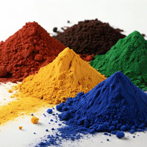 混凝土水泥用无机颜料粉氧化铁红黄黑褐色颜料出厂价格 - Product Image 1