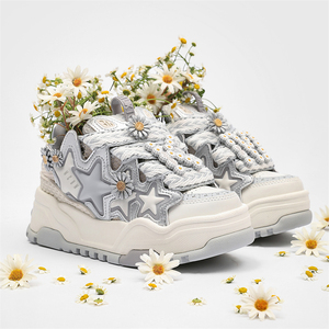 Spedizione Gratuita, <span class=keywords><strong>Sneakers</strong></span> Personalizzate con Logo del Marchio, Scarpe Autunno/Inverno con Suola Spessa per Uomo e <span class=keywords><strong>Donna</strong></span> - Product Image 5