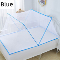 Moustiquaire Pliable de 8 Places pour Adultes, Ciel de Lit de 1 Mètre pour Lits de Dortoir Étudiant, Sans Installation pour la Maison et les Enfants