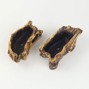 Offre Spéciale : Pot en Béton en Forme de Bouleau de Bois Flotté / Mini Pots à Succulentes / Produits de Jardinage / Pot à Bonsaï en Céramique - Product Image 4