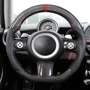 <span class=keywords><strong>Volant</strong></span> de voiture de course en fibre de carbone pour BMW <span class=keywords><strong>Mini</strong></span> Cooper S R56 R61 GP coupé <span class=keywords><strong>volant</strong></span> à fond plat en fibre de carbone - Product Image 6