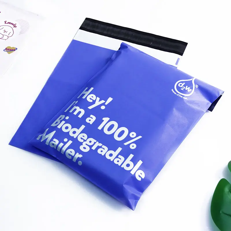 इको फ्रेंडली कस्टम 100% बायोडिग्रेडेबल कंपॉली मेलिंग मेलर बैग पैकेजिंग शिपिंग कम्पोस्टेबल मेलर