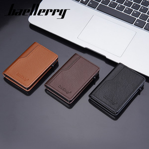 Baellerry Men's RFID Card Holder 4 Inch PU Leather Credit Card <b>Clip</b> Everyday Use - Product Image 4