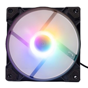 최신 PC 빌드용 PC 케이스, CPU 및 데스크탑 기류 시스템용 K8 120mm RGB 고정 냉각 팬 베스트 셀러 - Product Image 5