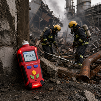 Détecteur de gaz H2S pour intervention d'urgence, moniteur de sulfure, aspiration par pompe, pour sites chimiques dangereux, antidéflagrant, anti-poussière, avec alarme