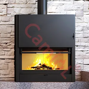 EU cast iron stove wood burning indoor heating wood burning warming stove smokeless wooden stove