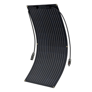 Panel Solar Flexible Negro de 100 Vatios de Alta Calidad, Personalizado por OEM Profesional - Product Image 2