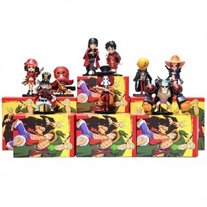 Figurine <span class=keywords><strong>Anime</strong></span> Thème Limité en PVC, Boîte Mystère, 9 Pièces, Tenue Rouge, Édition Spéciale, Série de Modélisation, Collection Exclusive pour Collectionneurs - Product Image 1