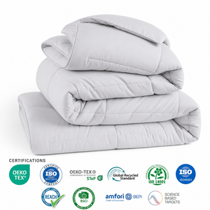 Edredón Blanco Ligero y Fresco, Alternativa Hipoalergénica, Lavable, Acolchado, Suave, para Hogar y Hotel, OEKO-TEX - Product Image 6