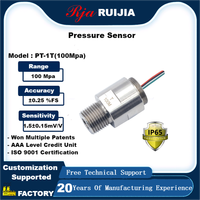 Transmetteur de pression de haute précision personnalisé PT1T grande portée 100Mpa capteur de pression d'huile de pression d'air de pression hydraulique