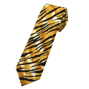 XINLI Animal textura patrón corbatas de hombre 100% pura seda de alta calidad lazos al por mayor de diseño personalizado de <span class=keywords><strong>leop</strong></span> - Product Image 6