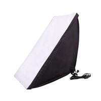 Équipement photographique Studio Photo Soft Box Kit Vidéo Support de lampe à quatre capuchons Éclairage avec 50x70cm Softbox Photo Box