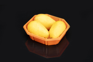 Assiette jetable imperméable, légère, pratique, de qualité alimentaire, en PET, de haute qualité, respectueuse de l'environnement, marque HYX, colorée, pour fruits et sushis - Product Image 6