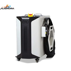 Machine de nettoyage laser portable à impulsions à prix d'usine pour la rouille métallique, l'oxydation, la peinture automobile et le bois 300W 200W 100W 50W - Product Image 1