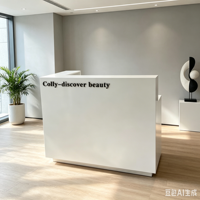 Comptoir de bureau de réception moderne Style français, garantie de 3 ans, Logo personnalisé, collection 2019