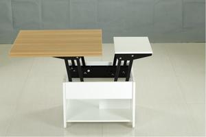 De Madera moderno de elevación superior plegable doble mesa de café - Product Image 2