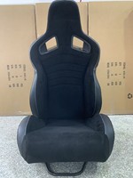 Sièges baquets universels de luxe OEM en PVC pour voiture, style Recaro Sportster CS, haute qualité, confortables, avec rails