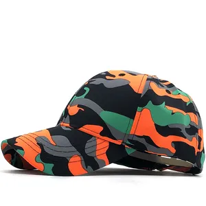 Gorra de béisbol de camuflaje naranja para hombre, táctica, alta calidad, deportiva, nueva