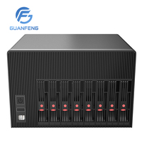 冠丰8托架机箱N5095四核存储服务器千兆网卡freeNAS TrueNAS